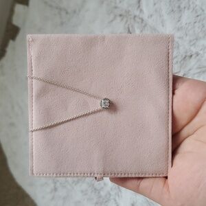 Pandora Round Sparkle Halo Silver